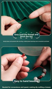 Cordon en nylon tressé fait main No.72 Jade String 0,8 mm pour bijoux, colliers, <span class=keywords><strong>macramé</strong></span> et carillons éoliens - Product Image 6