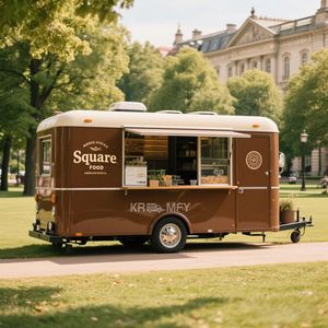 Remolque de Comida Móvil Rápido 2025, Carrito de Venta Ambulante de Hot Dogs y Helados - Product Image 1