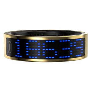 Anneau intelligent avec écran numérique 24H, en acier inoxydable, surveillance de la fréquence cardiaque, suivi de la santé, compteur de pas, suivi sportif, contrôle par application - Product Image 4
