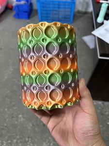 COOBEEN-Filament 3D en soie arc-en-ciel brillant PLA 1.75mm/1kg enroulement soigné pour imprimante 3D FDM - Product Image 5