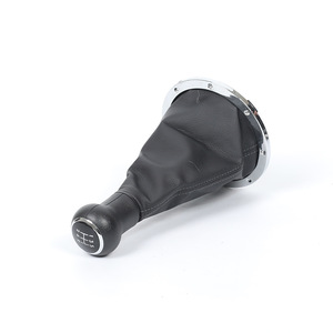 Housse en cuir pour pommeau de levier de vitesse, pommeau de levier de vitesse à 5 vitesses pour Volkswagen Golf GOAL QZXN-D32 - Product Image 4
