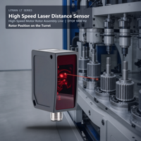 Capteur de déplacement laser pour ligne d'assemblage de rotors de moteur, Czujnik Laserowy ODS10 DTOF 1000Hz RS485 pour la détection de position du rotor, Usine OEM ODM