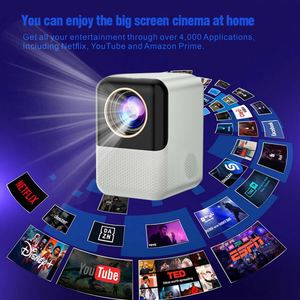 Mini Proyector Portátil 1080P, Compatible con 4K, Android 10, WiFi 5G Inalámbrico Inteligente y Bluetooth 6.0, Proyector de Cine en Casa 2G+16G - Product Image 2