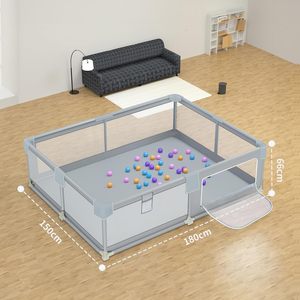 Parc de jeux pour bébé personnalisé grand format avec porte - Parcs pour bébés personnalisés - Product Image 6