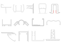 Porte-étiquettes suspendus en PVC extrudé Yobest, support transparent à fixer sur étagère pour affichage en supermarché, vente au détail, OEM, ODM