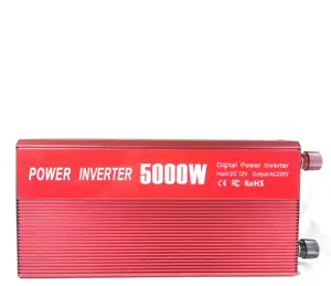 Onduleur et convertisseur de puissance à onde sinusoïdale modifiée de haute qualité 2KW/3KW/5KW avec plusieurs fonctions de Protection