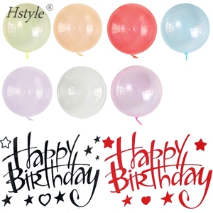 Adesivo per palloncini a bolle trasparenti rotondi trasparenti da 24/18 pollici Bobo per la decorazione della festa nuziale di compleanno BA032 - Product Image 3