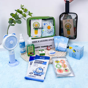 ชุดอุปกรณ์คลายร้อนสำหรับพนักงานในช่วงฤดูร้อน ช่วยบรรเทาอาการร้อนจัด พกพาสะดวก ใช้กลางแจ้ง ป้องกันอาการวิงเวียนศีรษะ ชุดของขวัญแผ่นประคบเย็น - Product Image 1