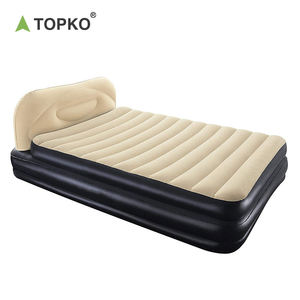 Cama doble inflable de PVC de alta calidad TOPKO, cama de colchón de aire inflable portátil para interiores y exteriores - Product Image 3
