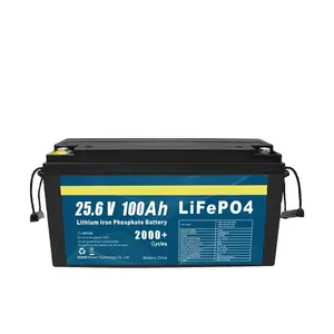 Hoge Capaciteit Lifepo4 24V 300ah Lithium-Ionbatterij Voor Zonne-Energiesysteem Met App-Bediening