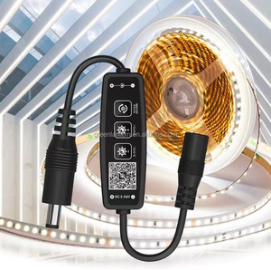 DC5-24V <span class=keywords><strong>Mini</strong></span> <span class=keywords><strong>3</strong></span> touches LED gradateur contrôleur musique synchronisation <span class=keywords><strong>Smart</strong></span> APP contrôle 5050 2835 blanc LED bande néon Module lumière contrôleur - Product Image 1