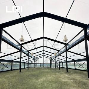 Tente d'atrium d'<span class=keywords><strong>orangerie</strong></span> en aluminium de 20x40m pour l'événement extérieur de mariage de 800 personnes - Product Image 4
