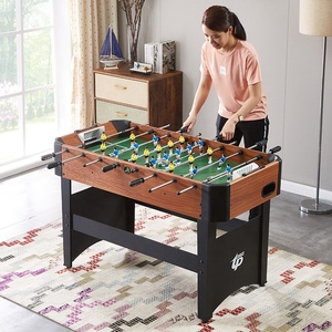 122cm/48 "Table de football Table de baby-foot Enfants Table Jeux Couleur Graphique avec but en métal TS-4830-Wood PVC - Product Image 4