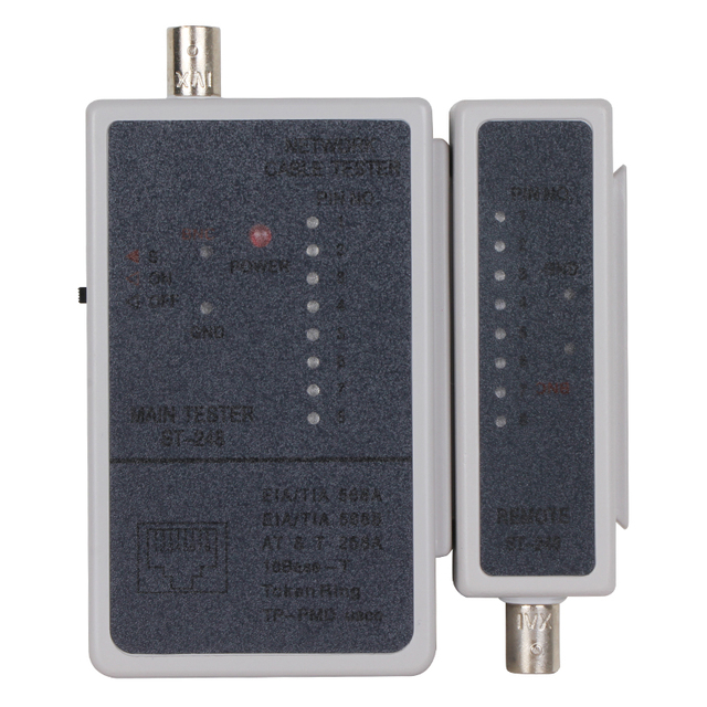 VCOM Multi Functional Network Tester 2 in 1 Telephone Wire Tester for Internet Signal Testing Servicing