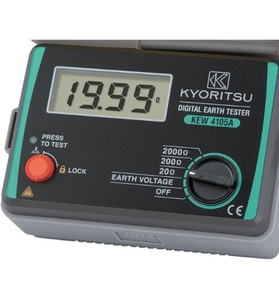 Testeur de résistance de terre multimètre Kyoritsu 4105A, testeur numérique de résistance de terre avec une précision de 1 %, résistance à la tension alternative de 3700 V - Product Image 6