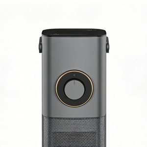 2000W Portable Ceramic Tower <strong>Heater</strong> with 3D Flame Effect, Fast Heating PTC Space <strong>Heater</strong> for Home &amp; Office - Product Image 4