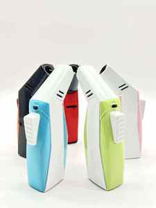 Briquet torche <span class=keywords><strong>professionnel</strong></span> YIZHENG à flamme bleue réglable, coupe-vent, pour cigarettes et cigares, avec logo personnalisé - Product Image 2