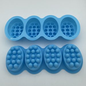 2 Moldes de Silicona para Jabón de Masaje, Molde Ovalado para Hacer Jabón de Masaje, Molde de Silicona para Velas, Dulces, Chocolate y Repostería - Product Image 3