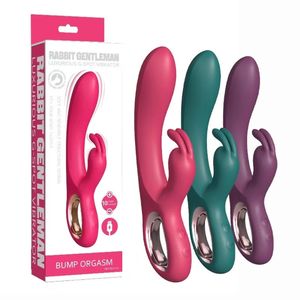 Silicone G Spot Rabbit Vibrador para Mulheres <span class=keywords><strong>Vagina</strong></span> e Nipple Wand Massager <span class=keywords><strong>Sex</strong></span> Toy e Vibrador para Mulheres Femininas - Product Image 2