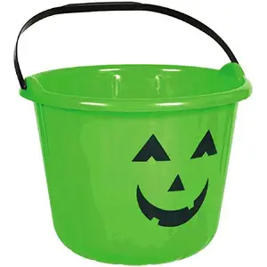 Atacado Halloween Abóbora Candy Bucket Halloween Plástico Portátil Abóbora Bucket