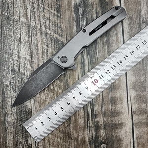 Cuchillo de bolsillo Ker shaw FLYBY 1404 DIY OEM para camping, 3.07 pulgadas, acero inoxidable D2/D420, plegable, para caza, senderismo y actividades al aire libre, 57-59HRC - Product Image 6