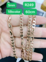 Chaîne en or en gros 1113xuping pour hommes, chaîne cubaine en cuivre plaqué or 14k 18k, collier pour femmes, bijoux