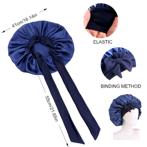 Nouveau Arrivage <span class=keywords><strong>Bonnet</strong></span> <span class=keywords><strong>en</strong></span> Satin Taille Extra Grande <span class=keywords><strong>Nuit</strong></span> <span class=keywords><strong>pour</strong></span> <span class=keywords><strong>Cheveux</strong></span> <span class=keywords><strong>Longs</strong></span> Bouclés Soin des <span class=keywords><strong>Cheveux</strong></span> Bonnets <span class=keywords><strong>en</strong></span> Satin - Product Image 3