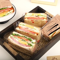 Papier d'emballage pour sandwichs, qualité alimentaire, résistant à l'huile, en PE, pour la cuisson, 28x38cm, pour hamburgers, pain, assiettes de dîner