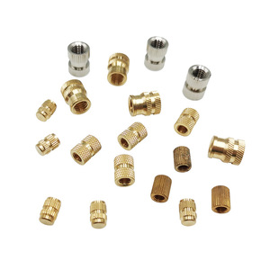 Knurled Nuts Metric <b>Thread</b> <b>Inserts</b> Copper Material Right Hand Fully Threaded With Through Holes And Blind Holes - Product Image 4