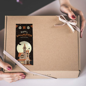 ملصق الرموز التعبيرية مخصص اليقطين الخفافيش شبح Kawaii مهرجان ملصق لاصق للماء حزب الديكور ملصقات هالوين - Product Image 5