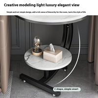 Table d'appoint moderne de luxe légère table d'appoint élégante pour salle à manger salon balcon ou armoire latérale ensemble de tables basses