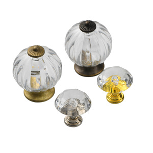 Jingmao Crystal Cabinet <b>Drawer</b> Handle Round Acrylic Chinese Style Durable Furniture <b>Knob</b> - Product Image 5