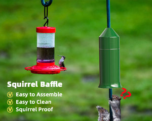 Winter-Proof <strong>Squirrel</strong> Baffle and <strong>Squirrel</strong> Baffle for Bird <strong>Feeder</strong> Pole and <strong>Anti</strong> <strong>Squirrel</strong> Bird <strong>Feeder</strong> - Product Image 6