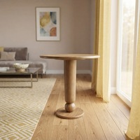 Table basse en bois moderne DISHI, petite, portable et écologique, design simple pour le salon, meubles de maison