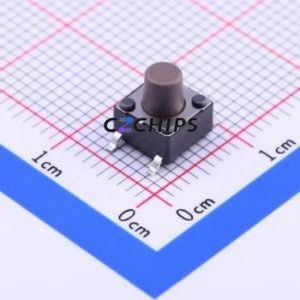 DTSM-63N-Q-T/R Tactile Switch SMD-4P,6.2x6.2mm Switch Single Pole Single Throw Round Button 6.2mm 6.2mm - Product Image 1