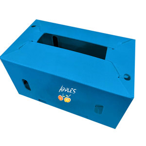 Tái chế PP nhựa trái cây đóng gói Hộp gấp PP sóng không thấm nước Stackable Rau lưu trữ chọn bin - Product Image 2