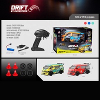 Voiture de course RC 4DRC professionnelle 1/18 haute vitesse pour drift, 2,4 GHz, 4 roues motrices, télécommandée, pour garçons, hobby