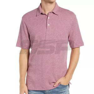 Nouveaux T-shirts polo décontractés pour hommes Tissu confortable de haute qualité avec décoration de boutons Prix de gros Court Longueur - Product Image 1