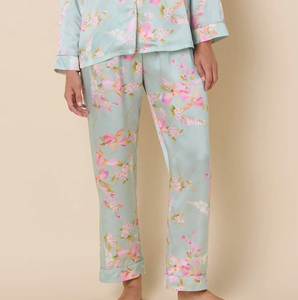 Fabricant ODM, vêtements personnalisés, vêtements de nuit pour femmes, ensemble de pyjamas en soie, pyjamas imprimés en satin, ensemble de vêtements de détente, vêtements de nuit pour femmes - Product Image 3