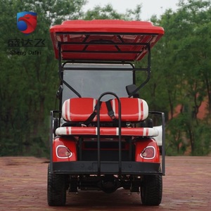 Carrito de golf eléctrico Sheng Dafei 48v60v72v 100ah con alcance de 80-110 km para parques y atracciones turísticas - Product Image 1