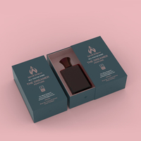 Boîtes rigides avec logo personnalisé pour flacons de parfum pour emballage de cadeaux vernis à ongles huile soin de la peau sérum faux cils 2mm gaufrage