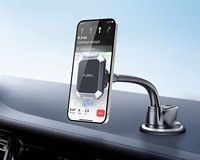 Support de téléphone portable pour voiture APPS2CAR, compact, léger, ergonomique, premium, moderne, multi-angles, maintien stable, installation rapide