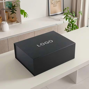 Custom-Made Luxury Folding Gift <strong>Box</strong> <strong>with</strong> Magnetic Fastener Personalized Logo Luxury Cardboard Handle Fast Shipping Paper Boxes - Product Image 1