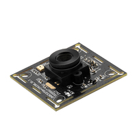 Módulo de Cámara USB Hampo con Sensor CMOS IMX298 de 16MP, Ultra Alta Definición, Lente de Enfoque Fijo sin Distorsión, Aleación de Aluminio, Negro