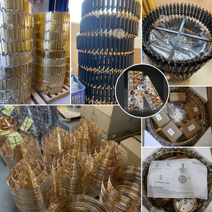 2025 xu hướng bán buôn hiện đại nhà hàng lịch thi đấu Vòng thả pha lê LED phòng khách RGB đèn Pop thiết kế sang trọng ánh sáng Trần - Product Image 6