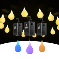 Cinétique Led Drop LED DMX contrôlé treuil moteur cinétique pendentif Art lumières spectacle système d'éclairage pour événement de scène de mariage