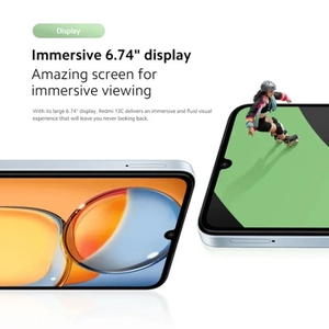 Téléphone Intelligent 4G <span class=keywords><strong>Xiaomi</strong></span> <span class=keywords><strong>Redmi</strong></span> 13C Global, 6 Go+128 Go, Écran 6.74 Pouces, <span class=keywords><strong>MIUI</strong></span> 14, MediaTek Helio G85 Octa Core 2.0 GHz - Product Image 3