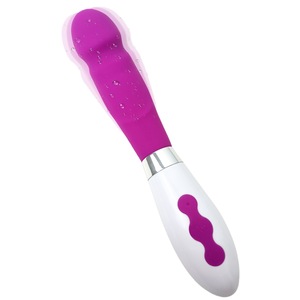 Stimulateur rechargeable sur le thème du feu, rose rouge, en silicone de qualité alimentaire, pour adultes. - Product Image 1