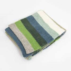 وشاح نسائي سميك مقاوم للرياح ودافئ، تصميم كلاسيكي منسوج بنمط مربعات، شال شتوي بألوان قوس قزح - Product Image 6