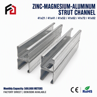 Support de montage solaire FENGCHEN à approvisionnement rapide, profilé en C en acier pour rails Unistrut